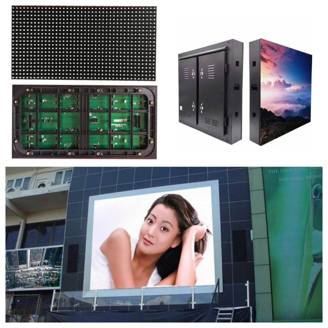 Outdoor Waterproof P5/P6/P8/P10 Digital Video Screen Panel Giant Electronic TV Board LED Commercial Advertising Display