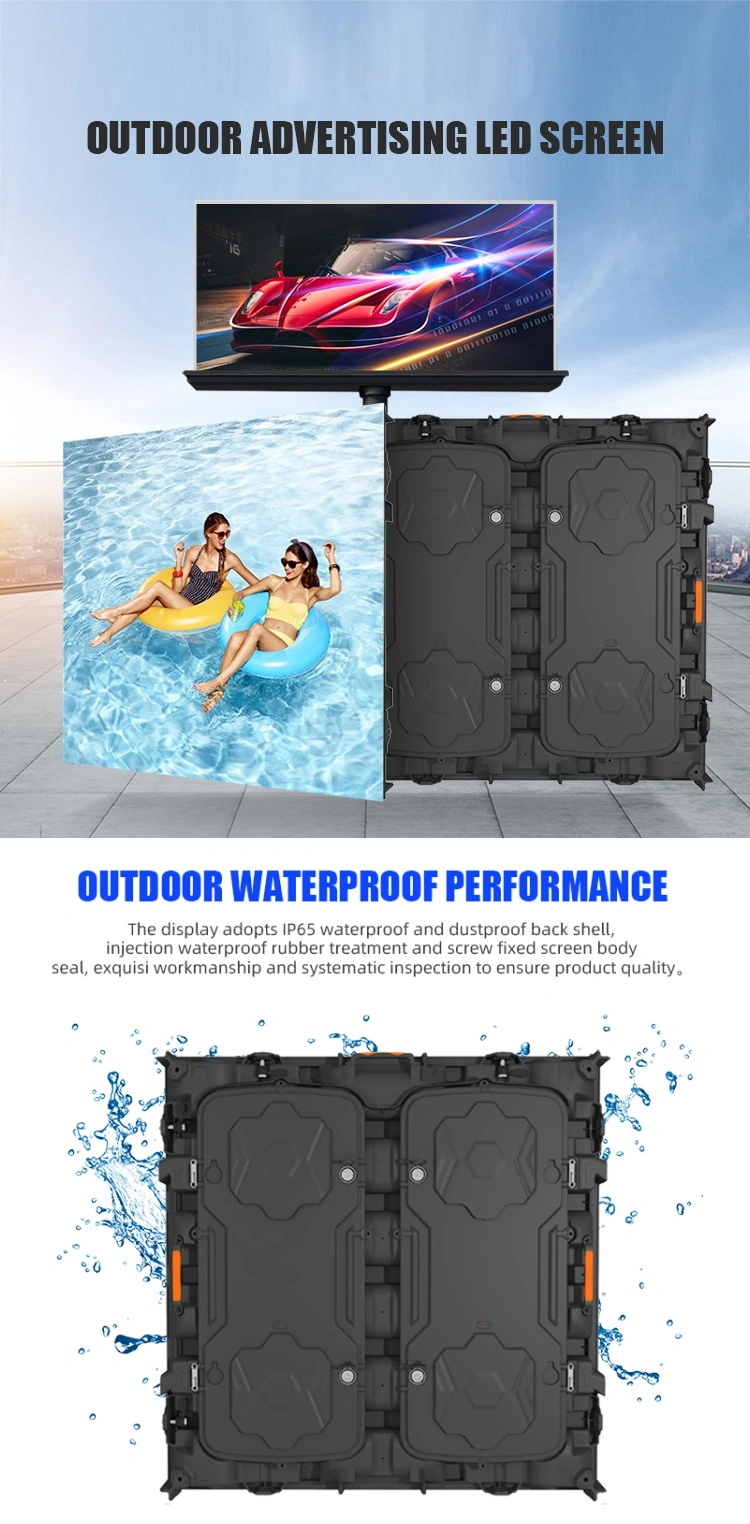 Cost-Effective P2 P2.5 P3 P4 P5 P6 P8 P10 3D LED Billboard Outdoor Waterproof Indoor Best Price Advertising Video Wall Digital Curved Flexible Display Screen