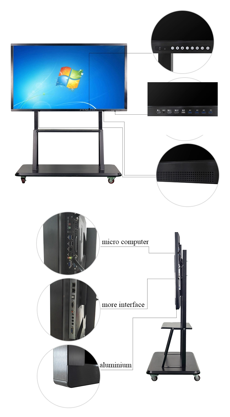 Conference Room Online Portable Interactive Whiteboard LED Display