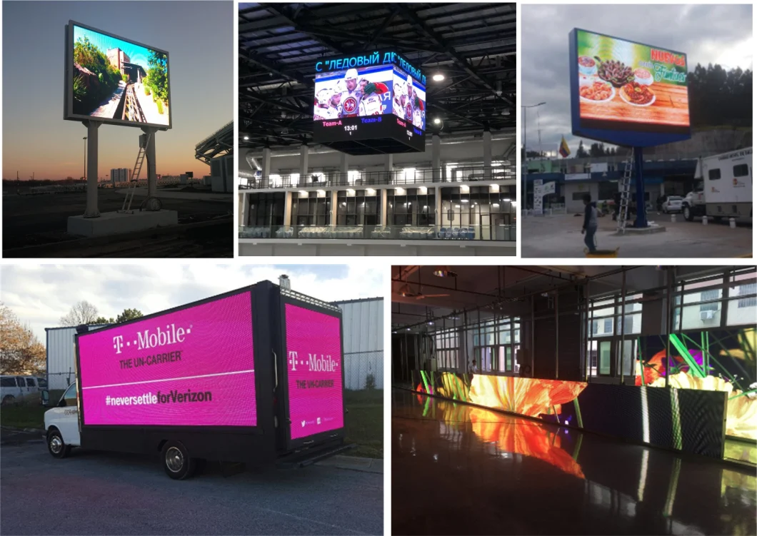 Outdoor Waterproof P8 Fixed Advertising Video Screen SMD LED Display Billboard out of Advertising Dooh Pantalla
