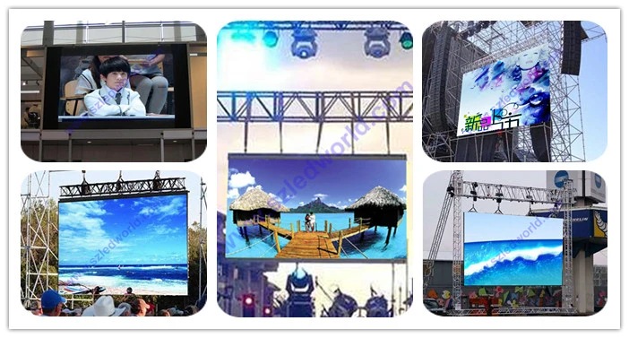 Indoor Outdoor 3D Rental Stage Advertising LED Display Curved Panel Board Flexible Video Wall Screen Billboards P2.6/P2.97/P3.91/P4.81/P2/P3/P4/P5/P6/P8/P10/P1