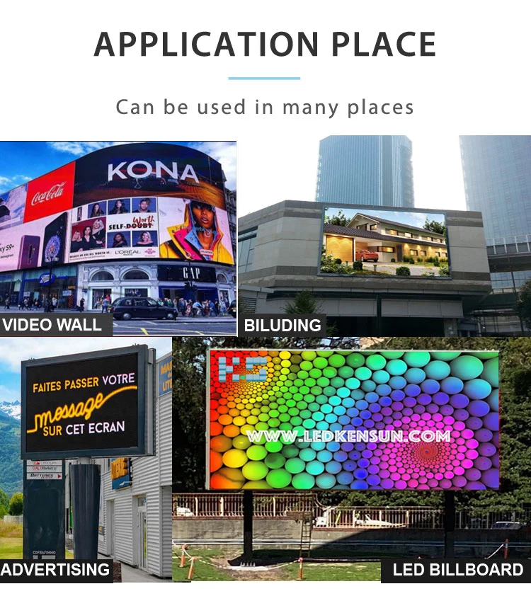 P10 P4 P5 P6 P8 Outdoor Waterproof Full Color Video Advertising LED Billboard High Brightness Commercial Dooh Digital out-of-Home LED Advertising Display