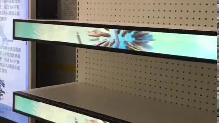 1100mm Long Indoor Retail Shop Digital Shelf LED Sign Display for HD Smart Tags Ticker Banner