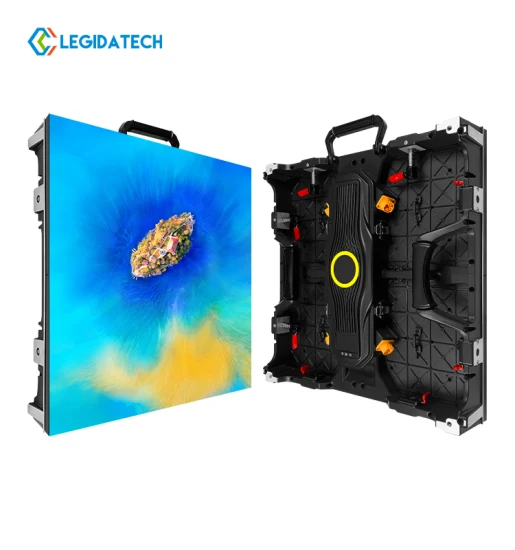 P3 P3.84 P4.8 P6 Outdoor Waterproof Portable Rental LED Display Quick Installation Die Casting Aluminum with Curved Lock Screen 500*500mm