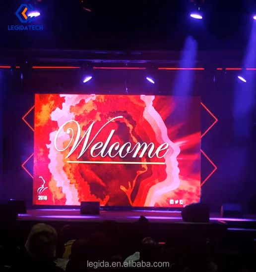 Indoor Outdoor Giant Stage Background LED Video Wall P1.26 P1.5 P1.9 Seamless Splicing Rental LED Display Screen