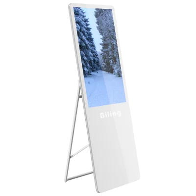 Totem LCD Touch Screen Advertising Display LED Advertising Display DVD Player Remote Control 43 Inch Portable Display