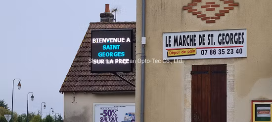 Outdoor Waterproof Iron Cabinet 960*960mm 320*160 P8 Outdoor LED Module Dooh Advertising LED Sign